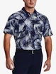 Pánske tričko Under Armour  Iso-Chill Grphc Palm Polo-NVY