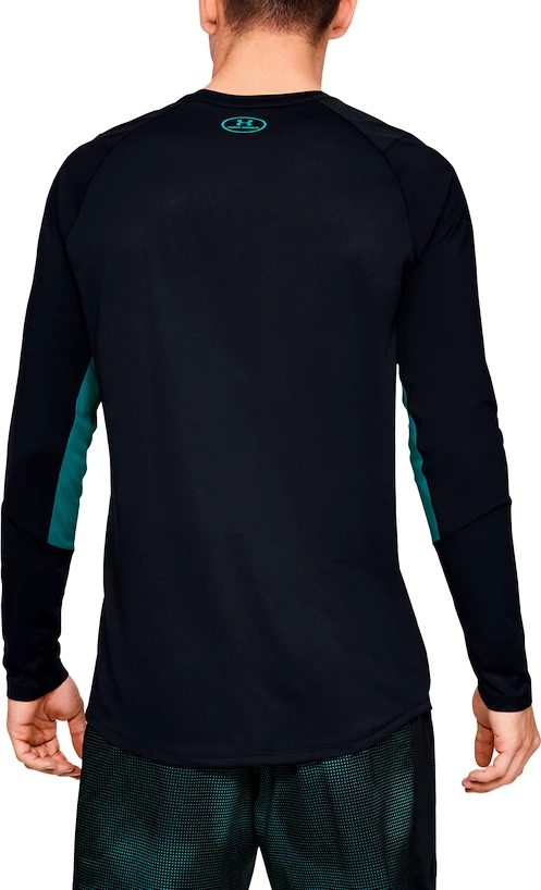 Pánske tričko Under Armour MK1 MK1 LS Wordmark Black S