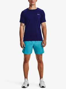 Pánske tričko Under Armour  Rush Emboss SS-BLU XS