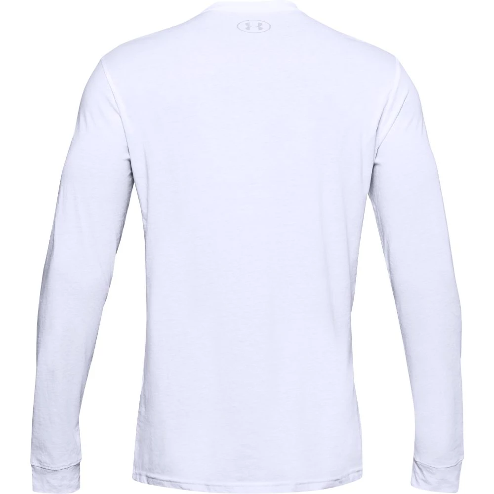Pánske tričko Under Armour  SPORTSTYLE LEFT CHEST LS white