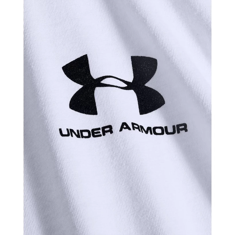 Pánske tričko Under Armour  SPORTSTYLE LEFT CHEST LS white