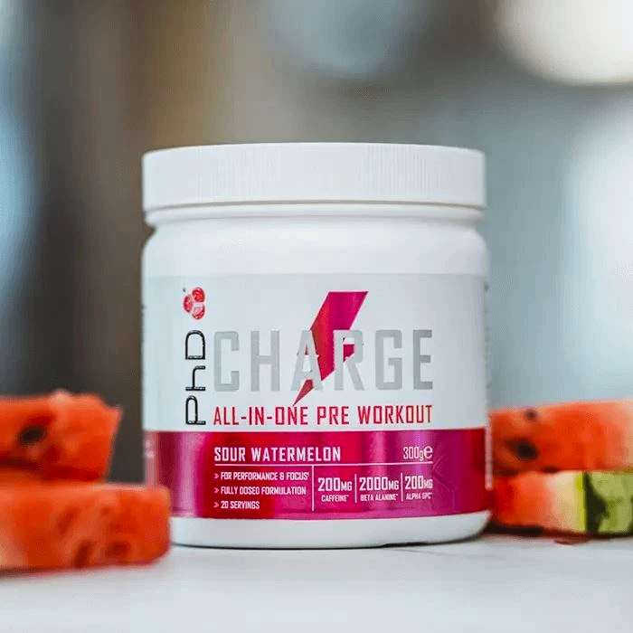 PhD Nutrition   Charge Pre-Workout 300 g gumové medvedíky
