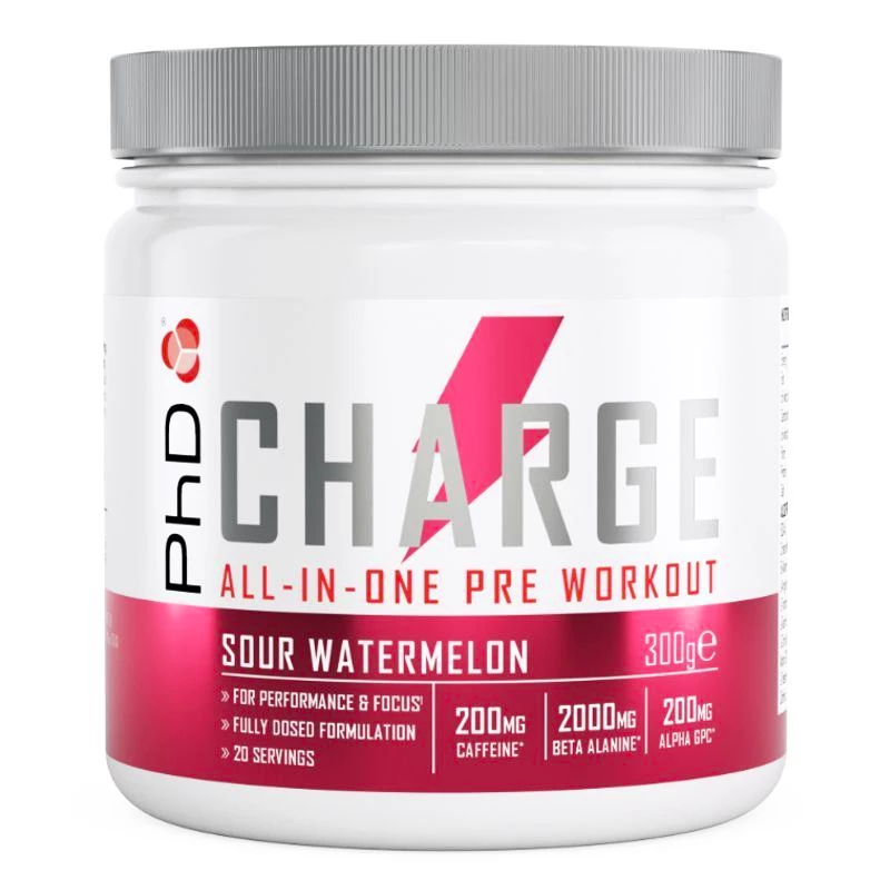 PhD Nutrition   Charge Pre-Workout 300 g gumové medvedíky