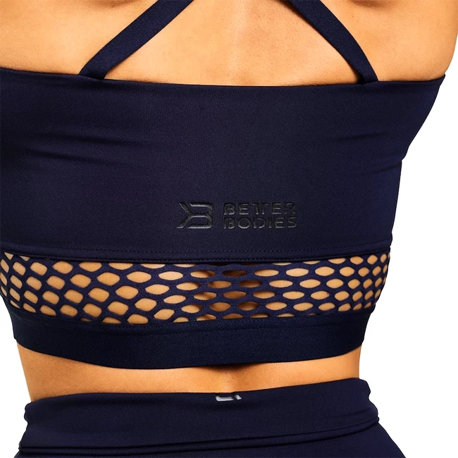 Plavky Better Bodies  Podprsenka Waverly Mesh tmavě modrá