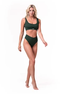 Plavky Nebbia  Miami sporty bikini - top 554 dark green