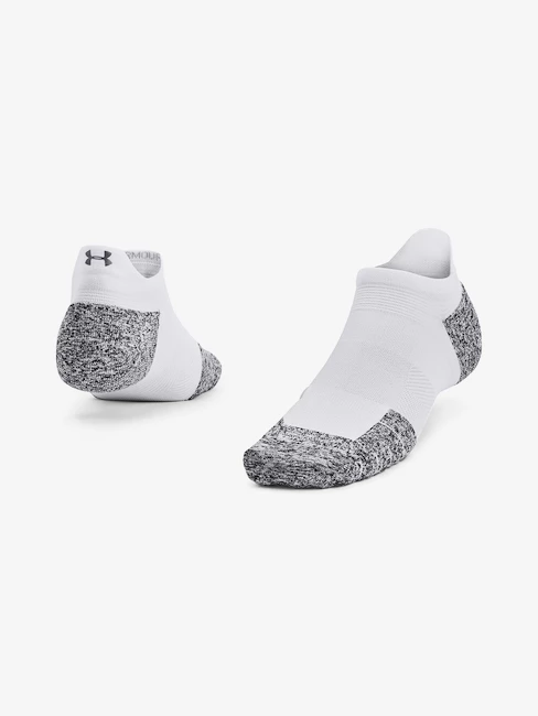 Ponožky Under Armour  AD Run Cushion 1pk NS Tab-WHT  XL