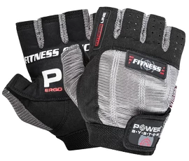 Power System Fitness rukavice Fitness čiernosivé