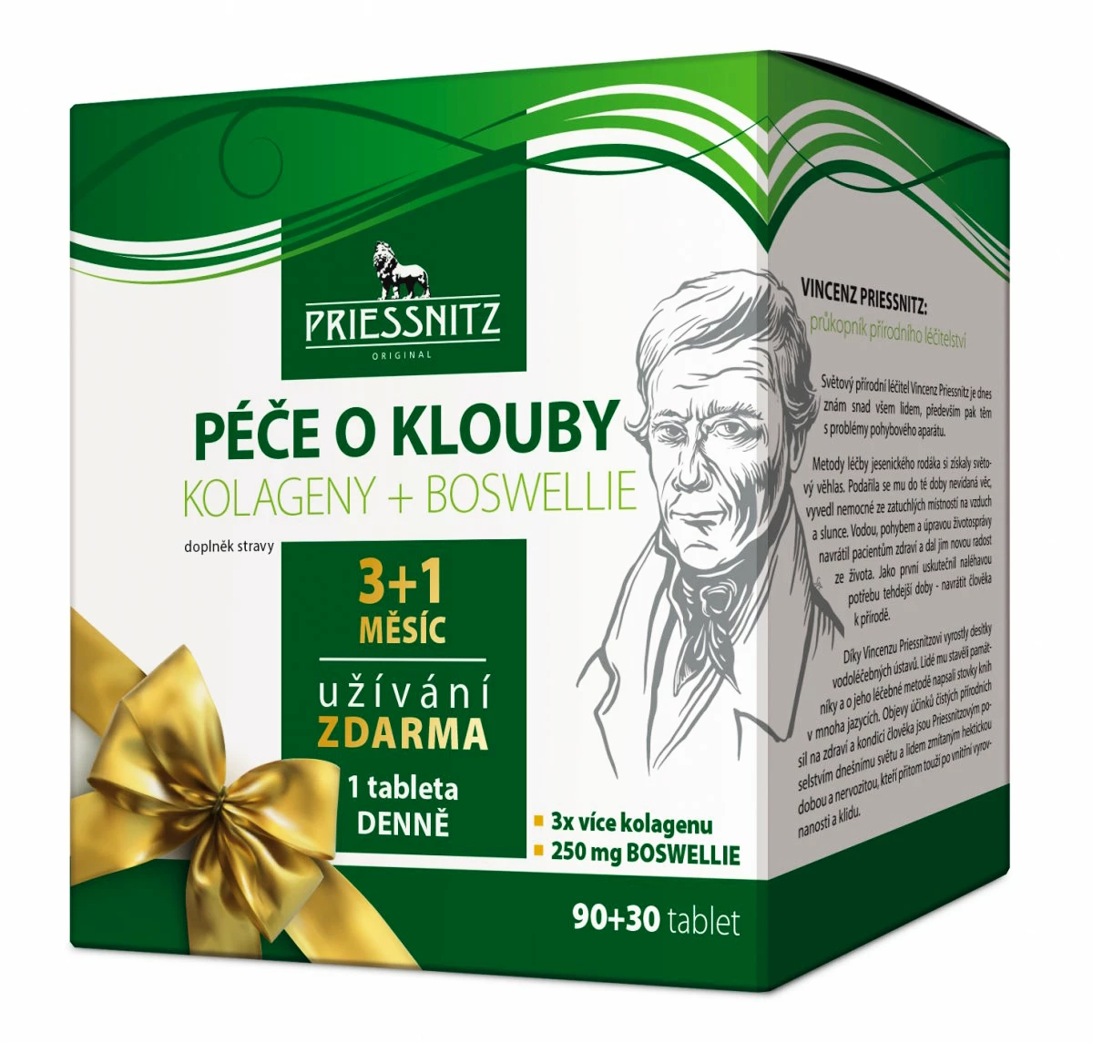 Priessnitz  Péče o klouby Kolagen + Boswellie 120 tablet