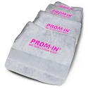 Prom-IN froté ručník šedý s růžovou výšivkou