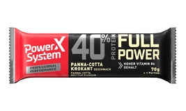 Proteínová tyčinka Power System 40% Panna-Cotta Brittle 70 g