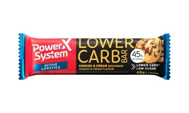 Proteínová tyčinka Power System Lower Carb Cookies & Cream Bar with 45% Protein 40 g