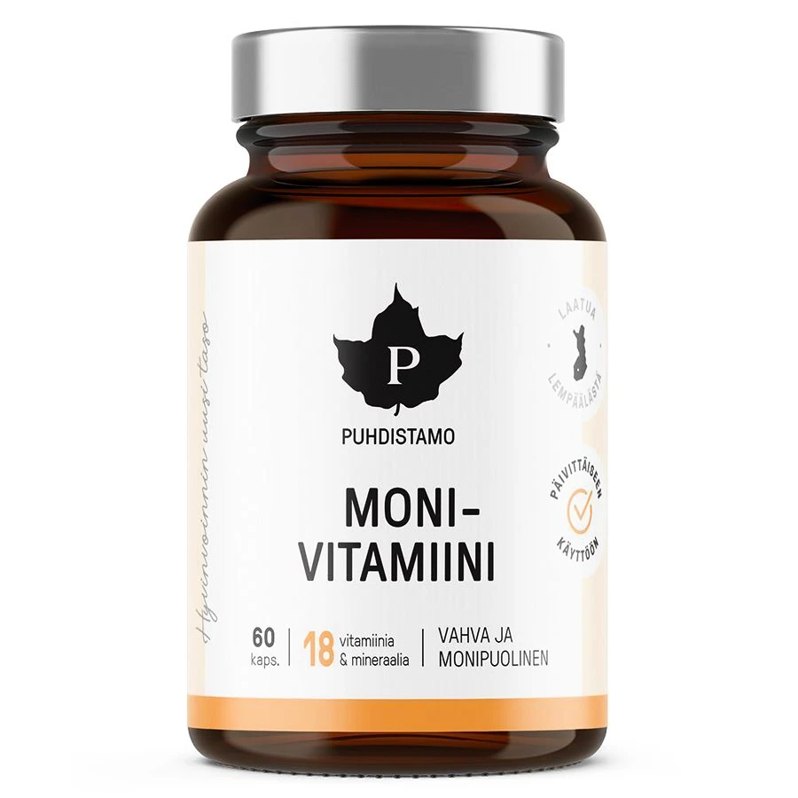 Puhdistamo Multivitamin (Moni-Vitamini) 60 kapslí