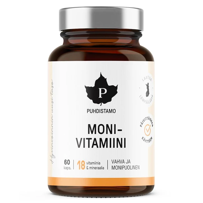 Puhdistamo Multivitamin (Moni-Vitamini) 60 kapslí