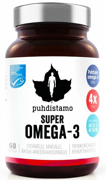 Puhdistamo  Super Omega 3 60 kapslí