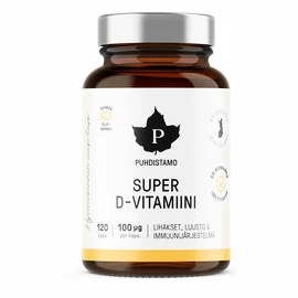 Puhdistamo Super Vitamín D 4000 aj u 120 kapsúl