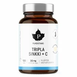 Puhdistamo Triple Zinc + Vitamín C (Zinok s vitamínom C) 120 kapsúl