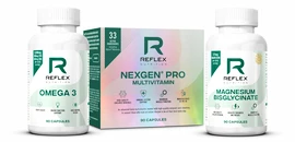 Reflex Nexgen PRO 90 kapsúl + Reflex Omega 3 90 kapsúl + Reflex Magnesium Bisglycinate 90 kapsúl