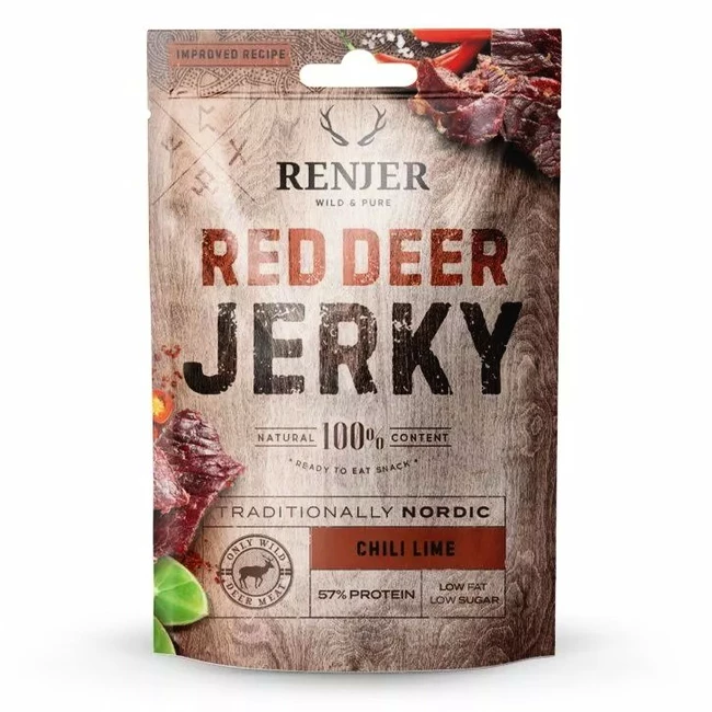 Renjer  Jelení jerky limetka & chilli 25 g