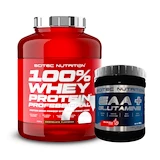 Scitec Nutrition 100% Whey Protein Professional 2350 g + Scitec Nutrition EAA + Glutamine 300 g