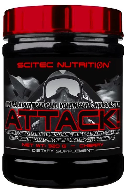 Scitec Nutrition Attack 320 g višňa