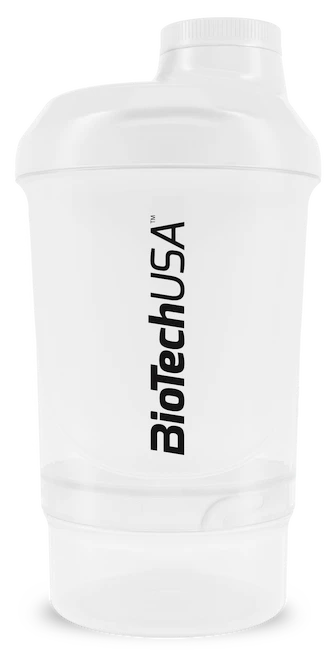 Šejker BioTech USA  Wave+ Nano 300&nbsp;ml + 150&nbsp;ml White