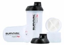 Šejker Survival  Šejkr transparentní se zásobníky černý 600 ml