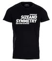 Sizeandsymmetry tričko biela potlač čierne