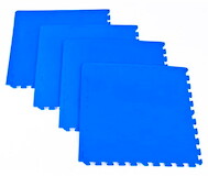 Spokey scrab puzzle podložka pod fitness vybavenie 4 kusy modrá