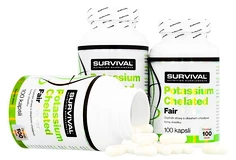 Survival Potassium Chelated Fair Power 100 kapslí