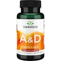 Swanson Vitamín A 5000 IU + D 400 IU 250 kapsúl