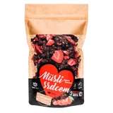 Topnatur Müsli srdcem proteinové jahoda a čokoláda 250g