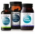 Viridian 10 - Days Detox (Organic Cleavers 50 ml, Fibre Complex F.O.S. 90 kapsúl, Milk Thistle 30 kapsúl)
