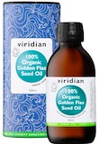 Viridian 100% Organic Golden Flax Seed Oil (Ľanový olej) 200 ml