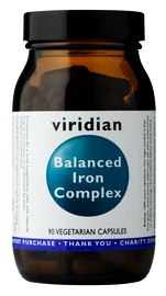Viridian Balanced Iron Complex (Komplex železa s vitamínmi) 90 kapsúl