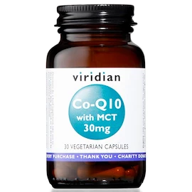 Viridian Co-enzym Q10 with MCT 30 mg (Koenzym Q10) 30 kapslí