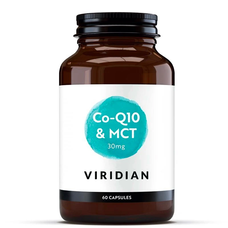 Viridian  Co-enzym Q10 with MCT 30 mg (Koenzym Q10) 60 kapslí