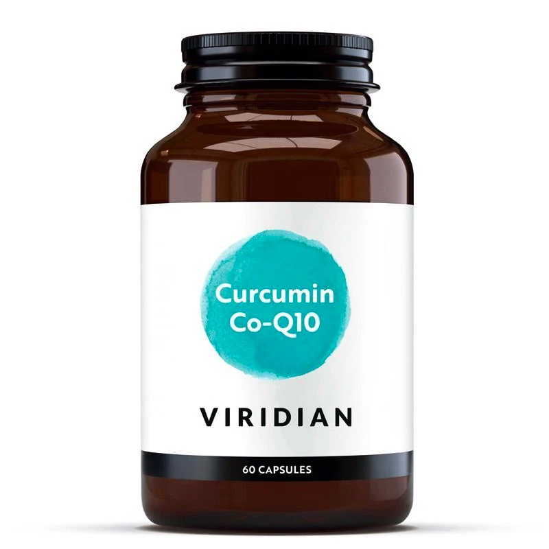 Viridian  Curcumin Co-Q10 (Kurkumin a Koenzym Q10) 60 kapslí