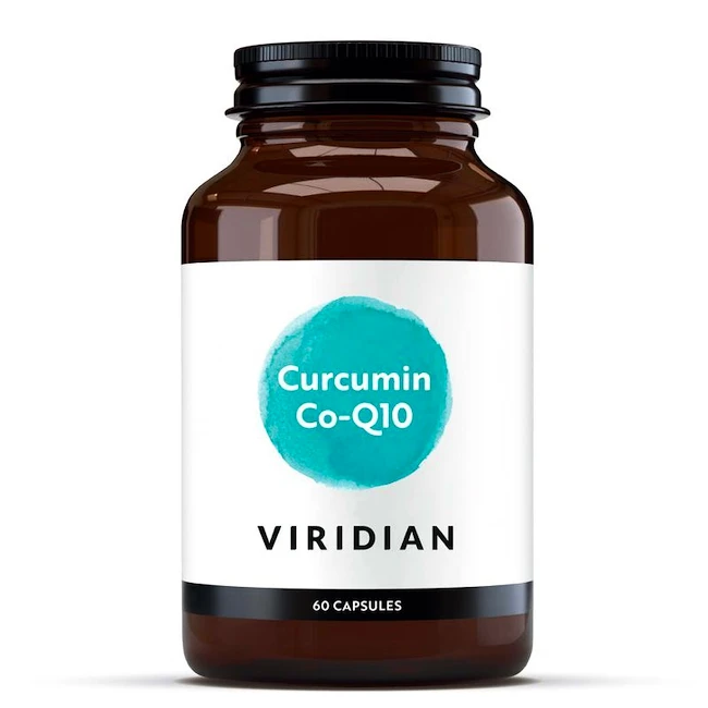 Viridian  Curcumin Co-Q10 (Kurkumin a Koenzym Q10) 60 kapslí