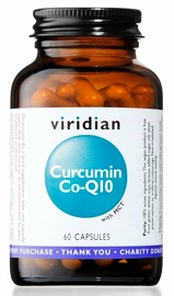 Viridian Curcumin Co - Q10 (Kurkumín a Koenzým Q10) 60 kapsúl
