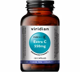 Viridian Extra C (Vitamín C) 550 mg 150 kapsúl