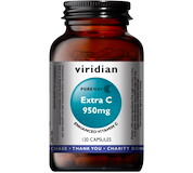 Viridian Extra C (Vitamín C) 950 mg 120 kapsúl