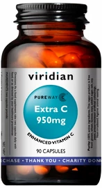 Viridian Extra C (Vitamín C) 950 mg 90 kapsúl