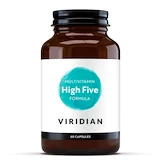 Viridian High Five Multivitamin & Mineral Formula (Natural multivitamín na každý deň) 60 kapsúl