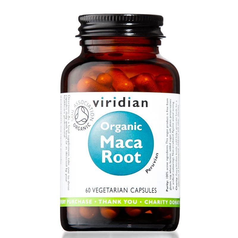 Viridian  Maca Root Organic 60 kapslí