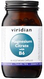 Viridian Magnesium Citrate with Vitamin B6 (Horčík s vitamínom B6) 90 kapsúl