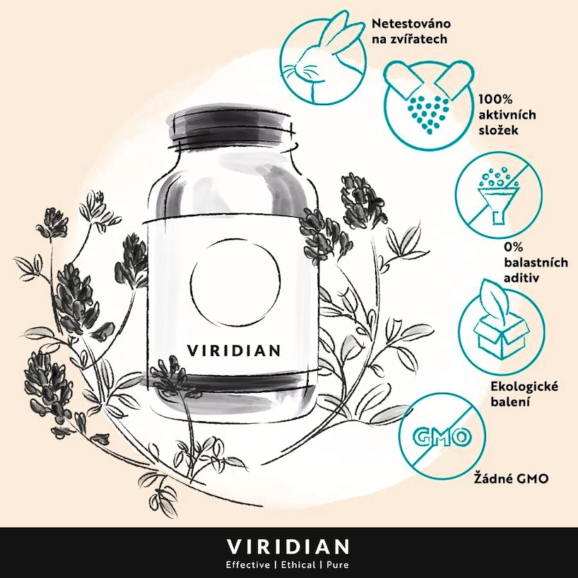 Viridian  Menopause Complex 30 kapslí