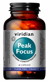 Viridian Peak Focus Organic (Normálne kognitívne funkcie) 60 kapsúl