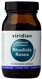 Viridian Rhodiola Rosea (Rozchodnice růžová) Maximum potency 90 kapsúl