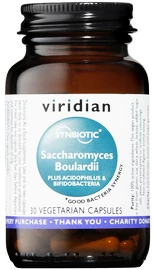 Viridian Saccharomyces Boulardii (Unikátny komplex probiotík a prebiotík)30 kapsúl