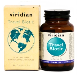Viridian Travel Biotic (Cestovné probiotiká)30 kapsúl